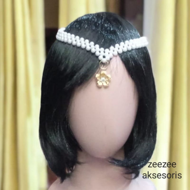 headpiece mutiara/ wedding crown/ pager ayu/hiasan dahi