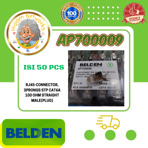 Belden AP700009 Connector STP Cat6a 10gb / CAT.6A AP700009 ISI 50PCS