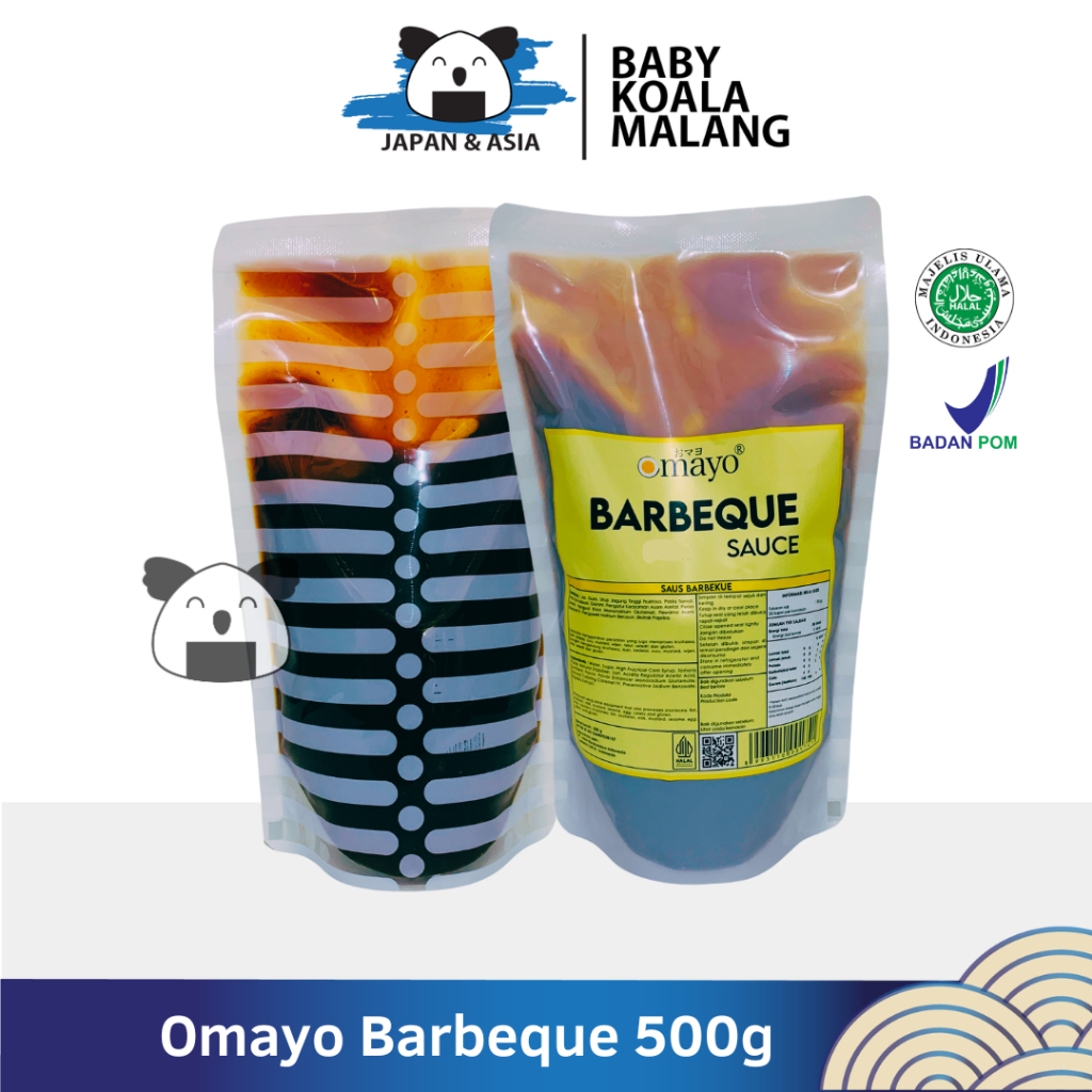 

OMAYO Barbeque Sauce 500 g Halal | Saus Bumbu Bakarrr BBQ-