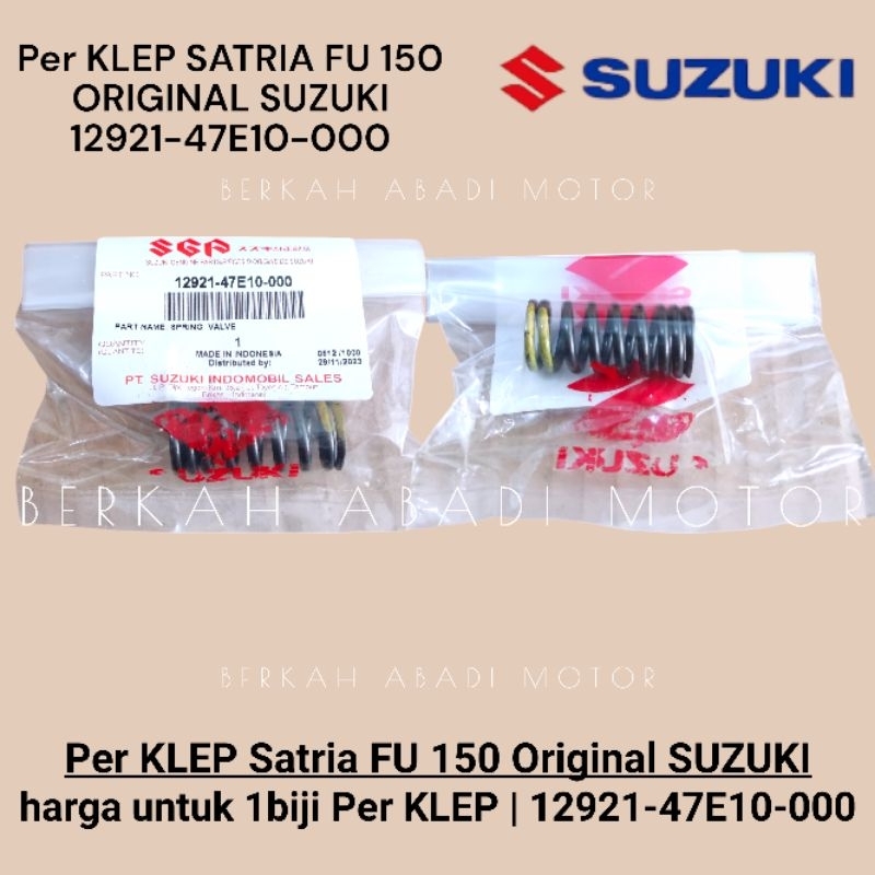 [ORI 100%] PER KLEP SATRIA FU 150 ORIGINAL SUZUKI | Ver Pir Vir Kelep Klep Murah 12921-47E10-000
