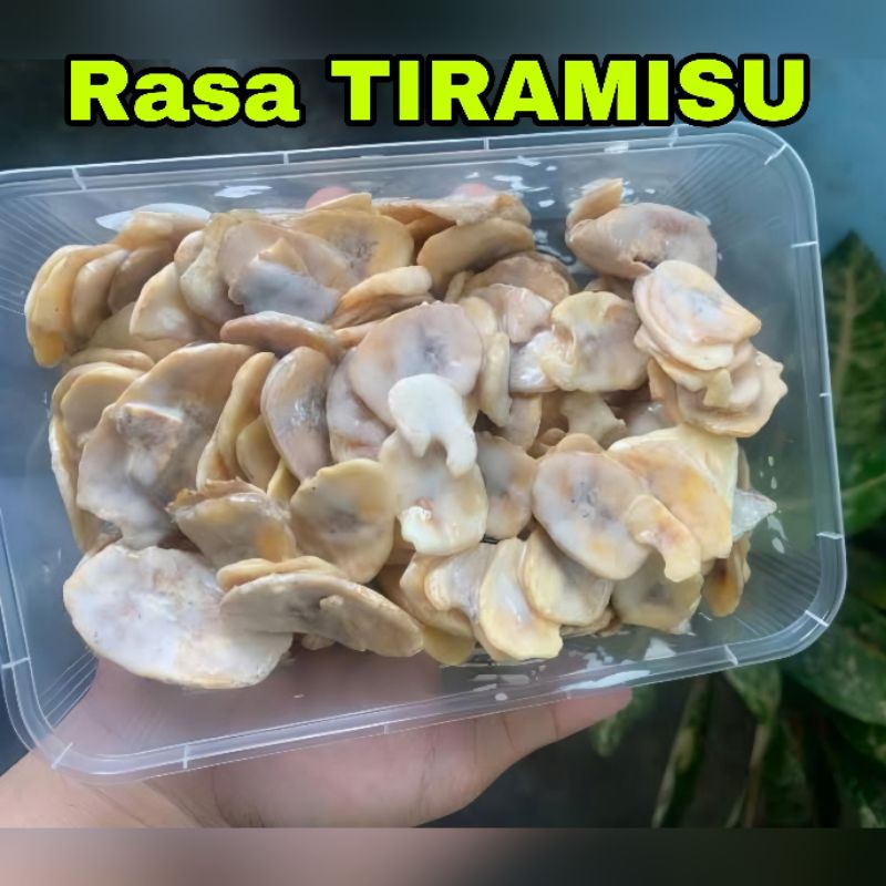 

Keripik pisang lumer TIRAMISU