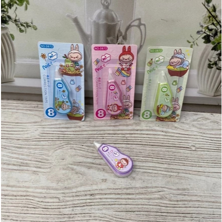 

CT-1593 Tip-ex Labulabu Ukuran Panjang 8 M MURAH Ready 3 Variant Warna Correction Tape LABUBU Perlengkapan Alat Tulis Sekolah Kantor Terbaru Bisa Cod
