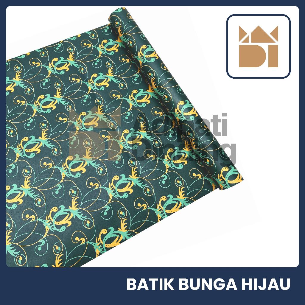 WALLPAPER MOTIF BATIK BUNGA HIJAU,WALLPAPER MOTIF BATIK BUNGA,WALLPAPER MOTIF BATIK HIJAU