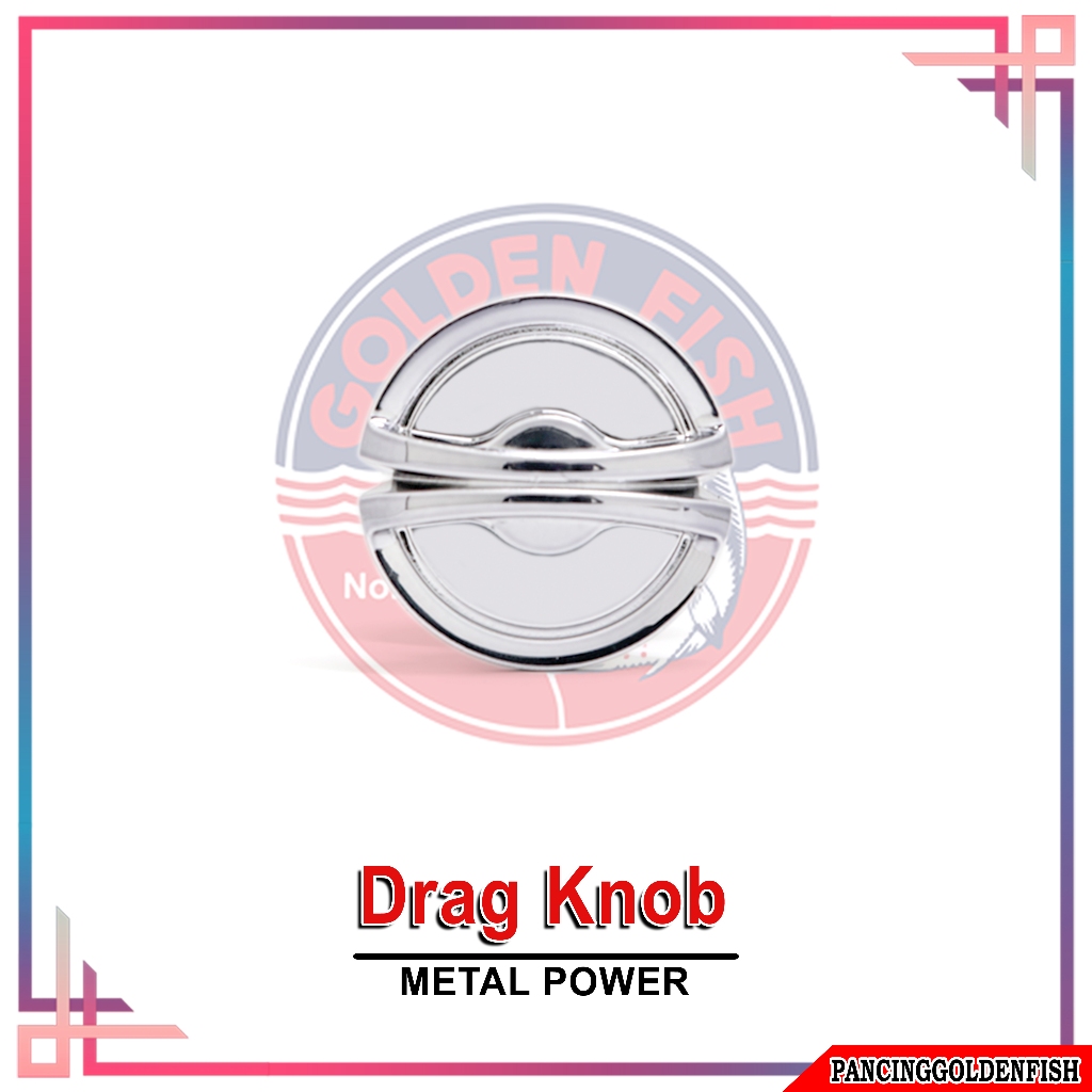 DRAG KNOB REEL GOLDENFISH METAL POWER
