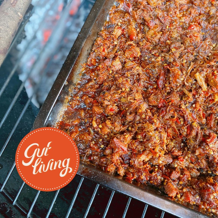 

Smoky Sambal Bawang Sei Daging Grassfed Asap Smoked Ikan Cakalang Gut Living