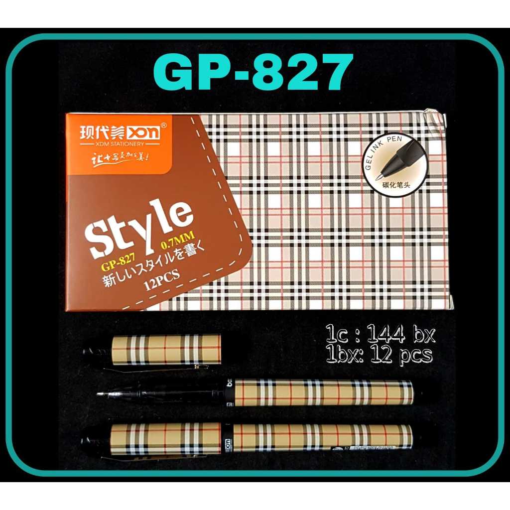 

Pulpen Gel 0.7mm GP-827 STYLE (12pc)