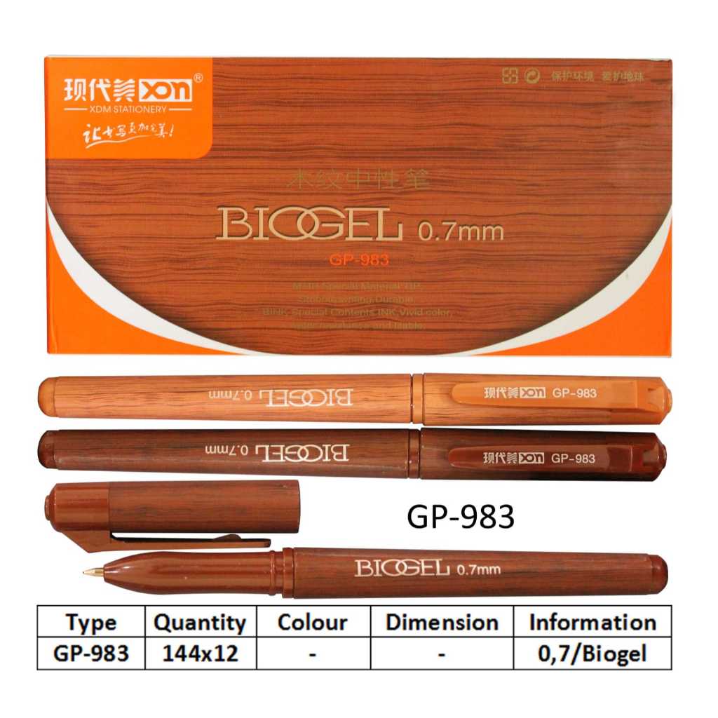 

Pulpen Gel 0.7mm BIOGEL (12pc)