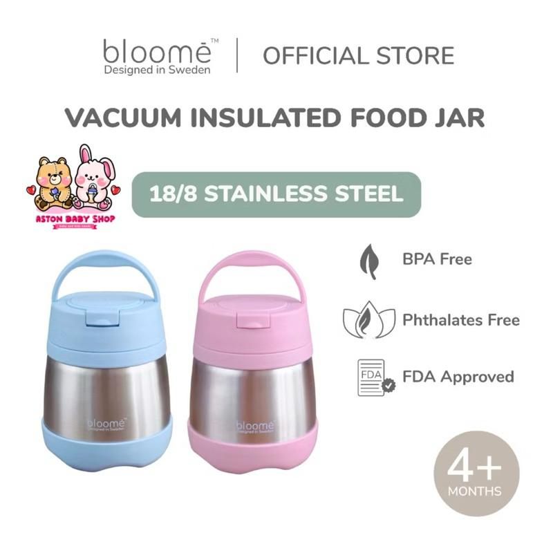 Bloome Vacuum Insulated Food Jar / Termos Bubur / Tempat Bubur Tahan Panas