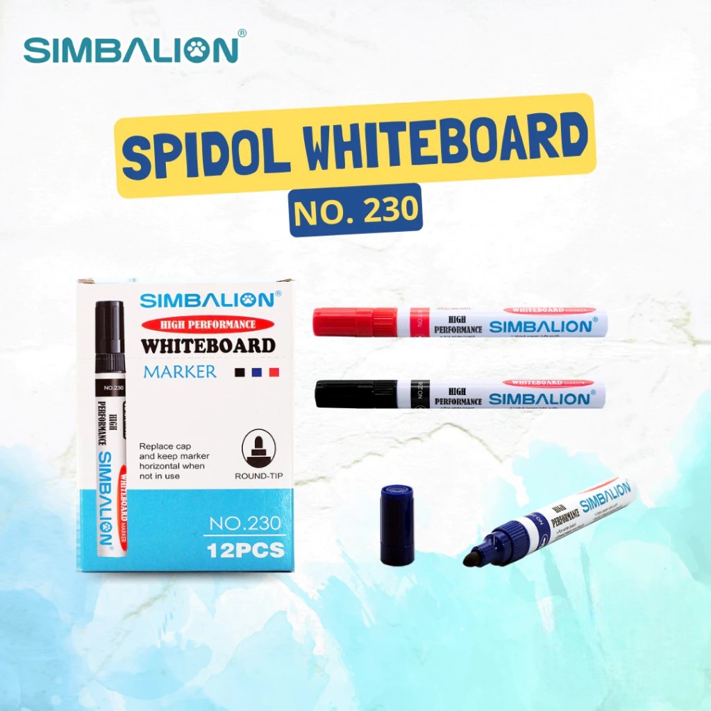 

Spidol Whiteboard Marker Simbalion / Spidol Papan Tulis No. 230