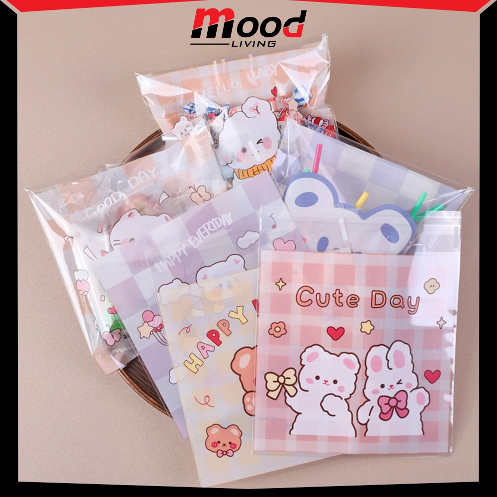 

Pembungkus Coockies 10x10cm 7x7cm Bunny Isi 100pcs / Plastik Bungkus Permen Souvenir / Goddie Bag Plastik Hampers Karakter Mood Living C1086
