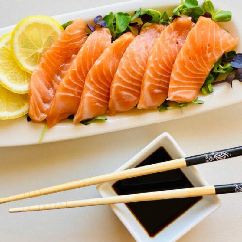 

Fresh Salmon Sashimi