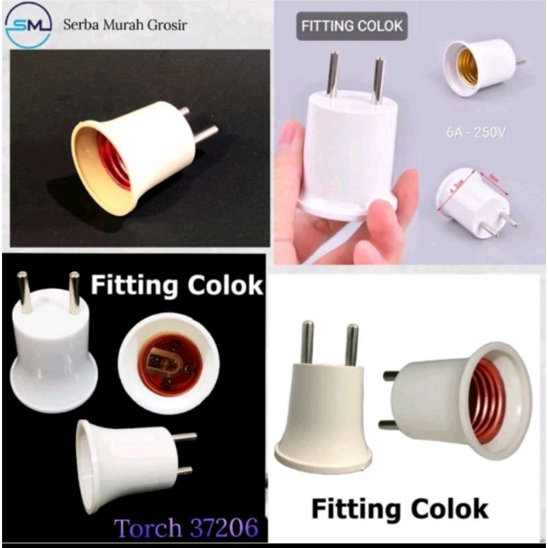 fiting lampu/fiting colok/fiting colok torch