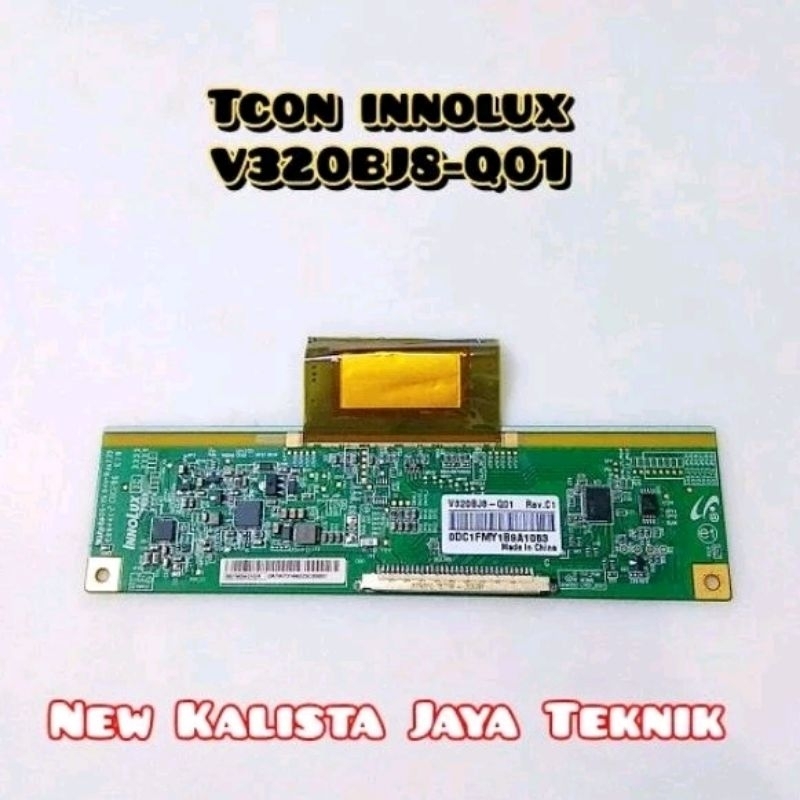 TCON TV SHARP 2T C32GD1400i ORIGINAL V320BJ8-Q01 TCON SHARP 32GD1400I TIKON TV 2TC32GD400I TICON C32