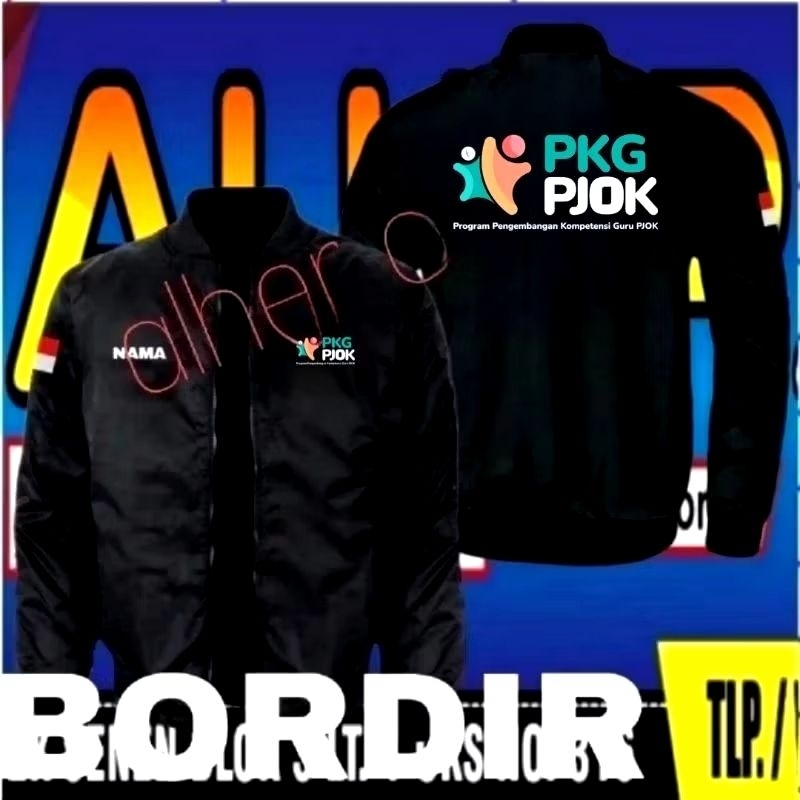 Jaket bordir PKG PJOK jaket PKG PJOK jaket bomber PKG PJOK jaket kerja PKG PJOK jaket program pengem