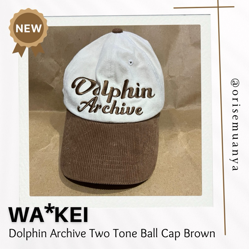 Topi / Cap Waikei Dolphin Archive Two Tone Ball Cap Taehyung BTS