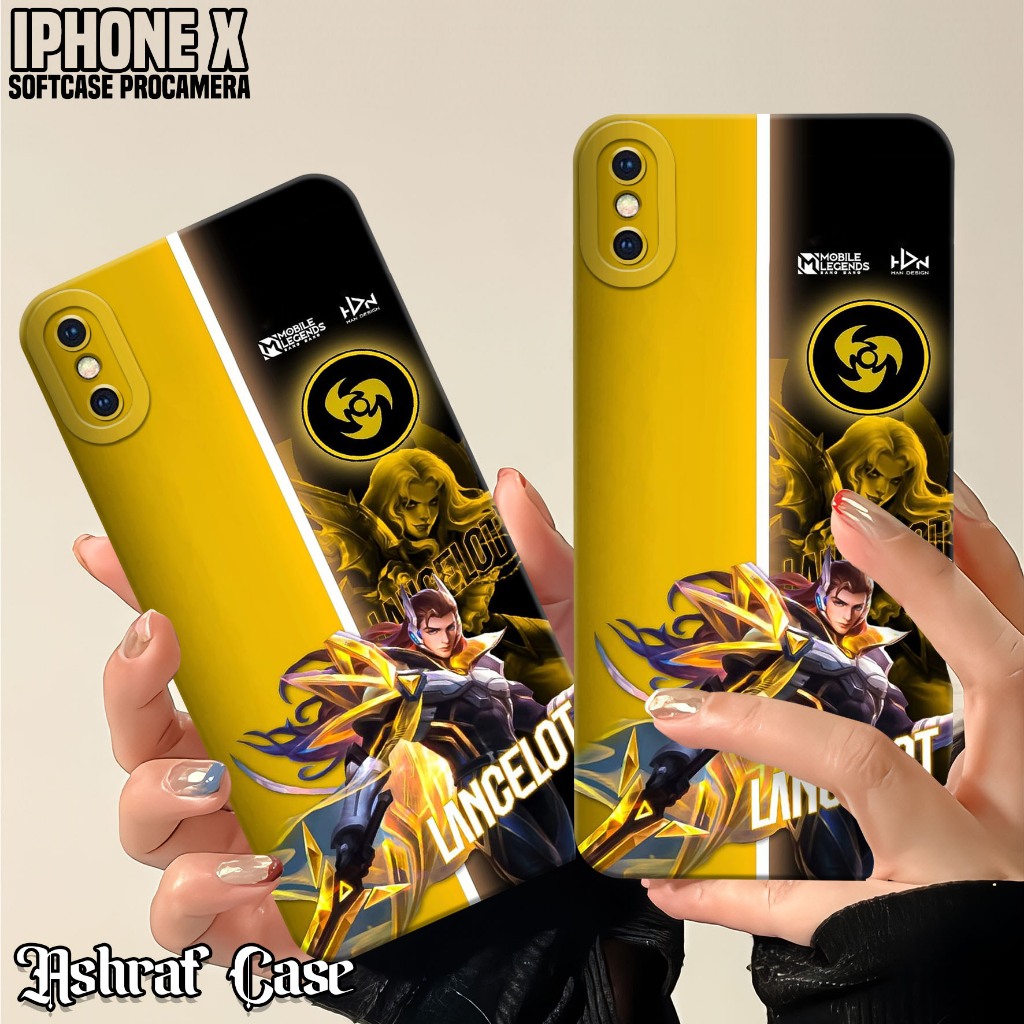 Case IPHONE X - Softcase Hp IPHONE X ( Hero MobileLegend ) Silikon Hp IPHONE X - Softcase Pro Camera