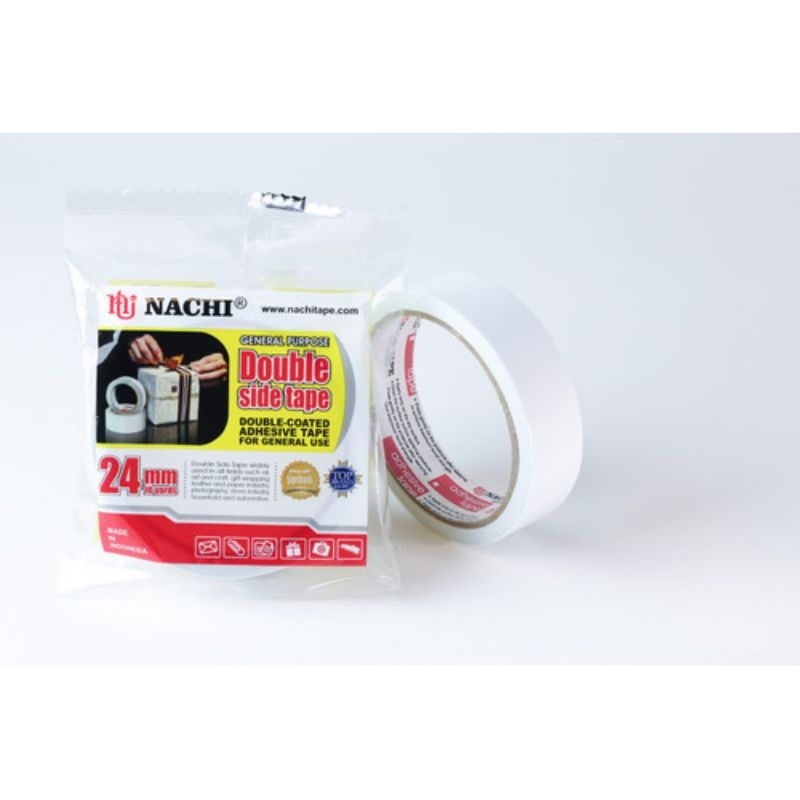 

Isolasi double tape NACHI 1" / 24mm x 10 yard