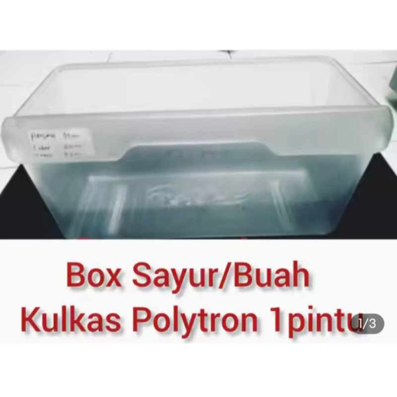 BOX SAYUR/BUAH KULKAS POLYTRON 1 PINTU ISOCOOL.SECOND ORIGINAL