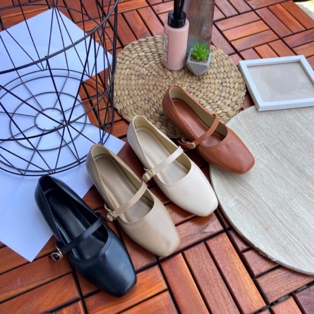 Aline Flatshoes - Sepatu Wanita - Sepatu Casual - Hak 2cm