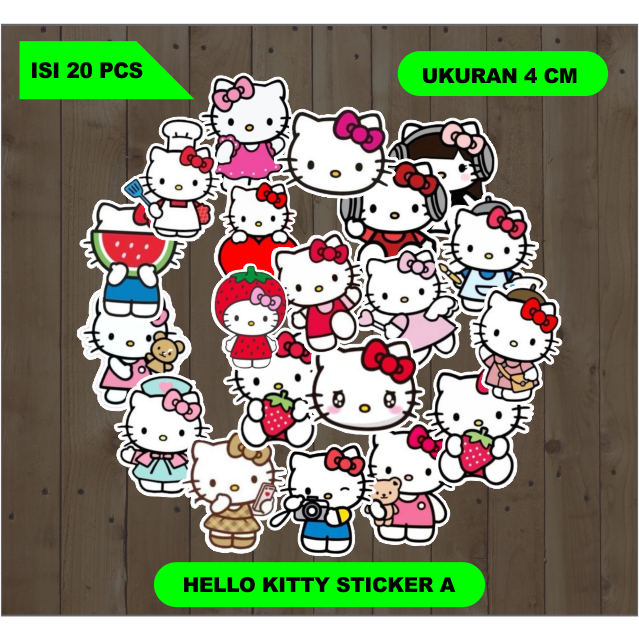 

STICKER HELLO KITTY 20 pcs anti air