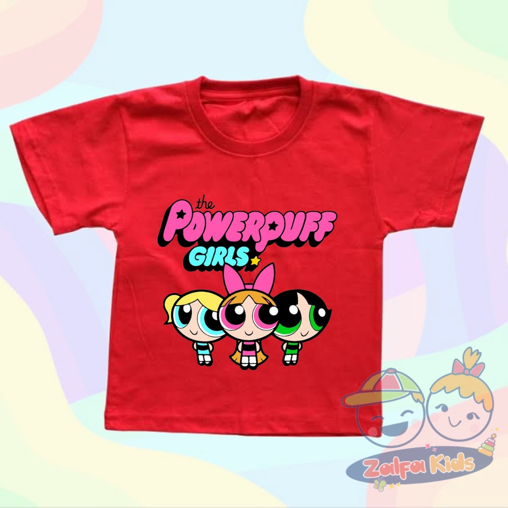 Baju Anak Kaos Anak The Powerpuff Girls Kaos Anak Perempuan