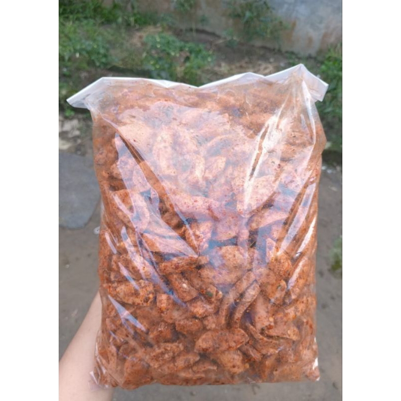 

Basreng Pedas Daun jeruk 1000gram/1kg