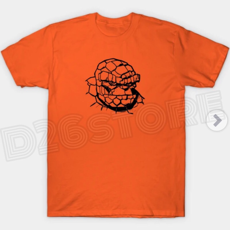Kaos The Thing Face Ben Grimm Fantastic Four Marvel FantasticFour F4 Tshirt