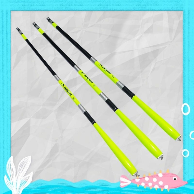 Joran Tegek Joran Pancing Carbon Fiber Stream Fishing Rod - TaffSPORT