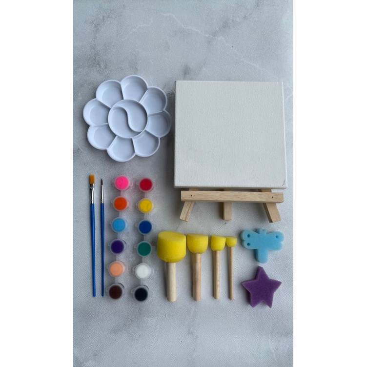 

Segera Belanja LILOMILO Paket Melukis Kanvas dengan CatPainting Canvas for kidskado anak paket melukishampers anak melukis kanvas set