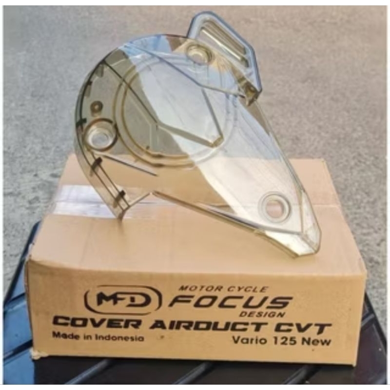 COVER AIRDUCT CVT TRANSPARAN VARIO 125 -VARIO 150 ALL NEW