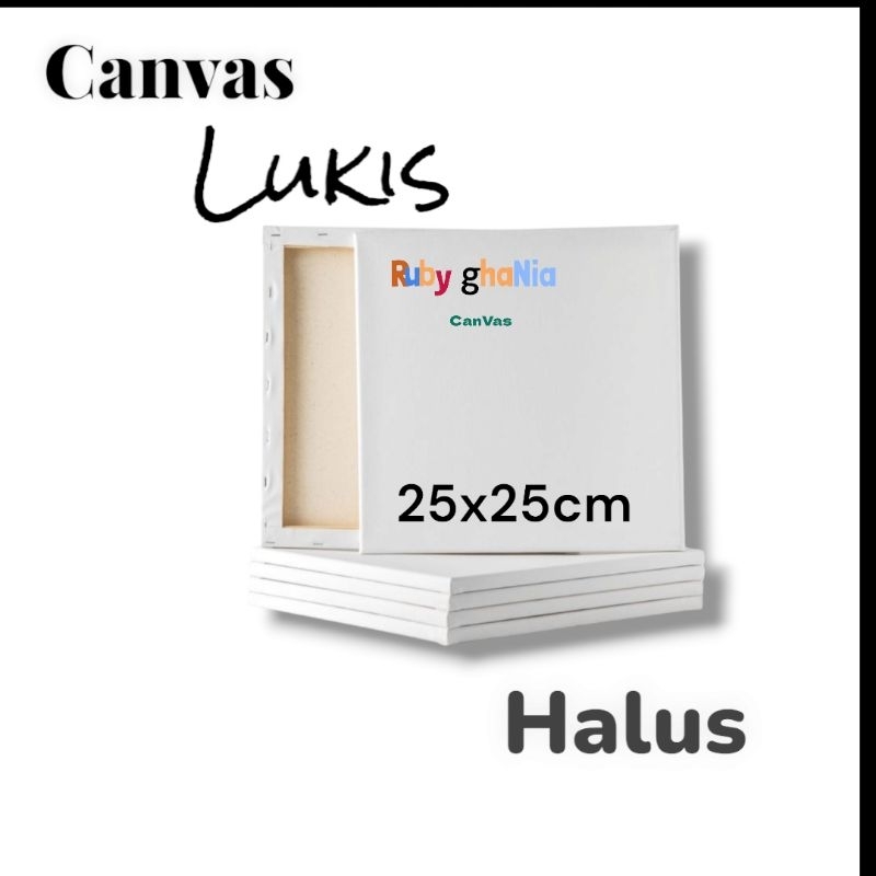 

kanvas lukis 25x25cm/Canvas Lukis 25x25/kanvasHalus/kanvas streched