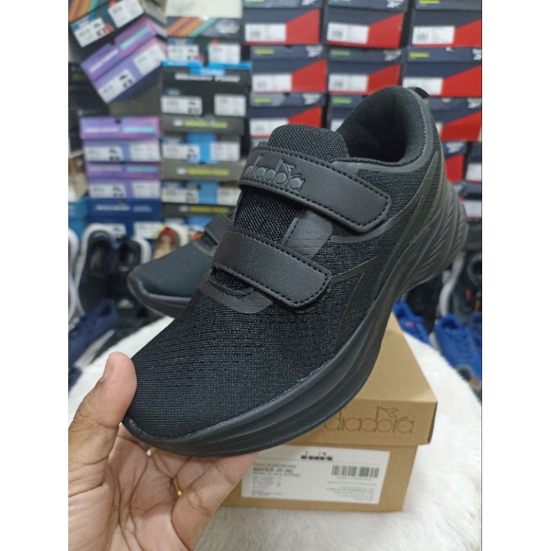 Diadora Mayer Sepatu Ori Kids Hitam