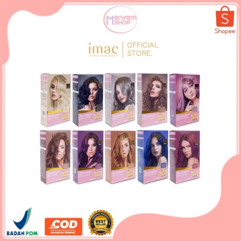 Imac Hair Color Permanent | Imac Pewarna Rambut