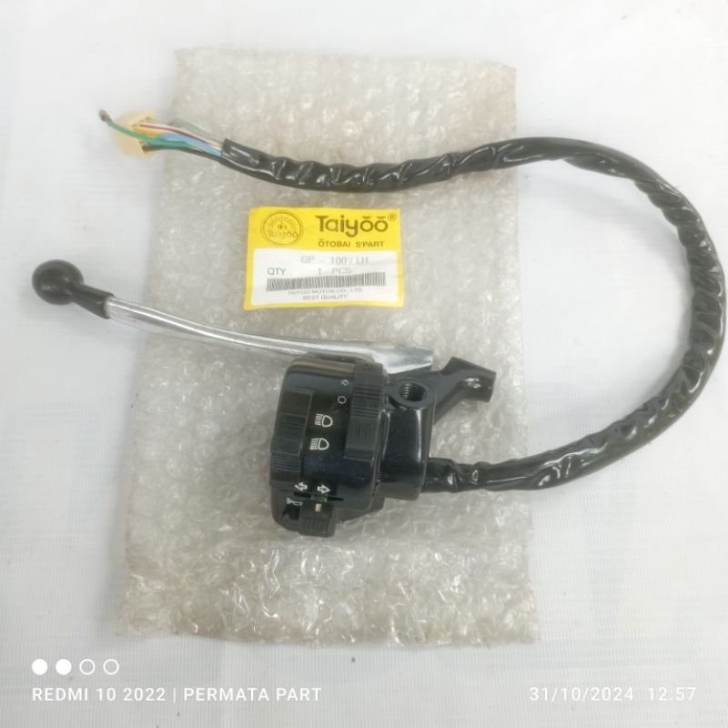 holder saklar kiri handle kopling assy suzuki gp 100 gp 125 TRZ TRS ori original taiyoo