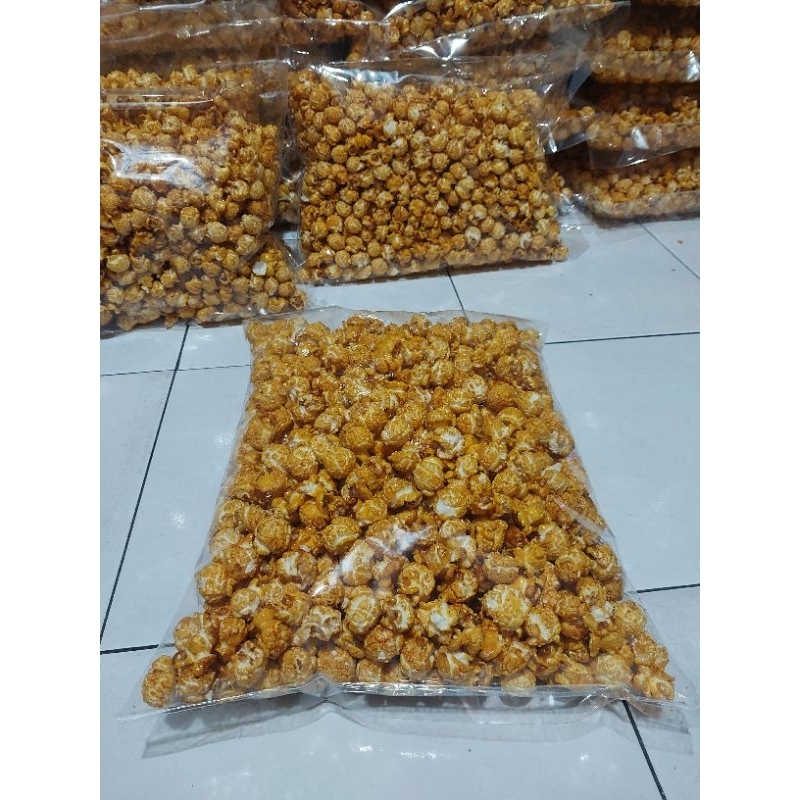 

JKL POPCORN CARAMEL JUMBO MUSHROOM - Twin popcorn - Neto gr Termurah Crispy- Makanan Ringan -