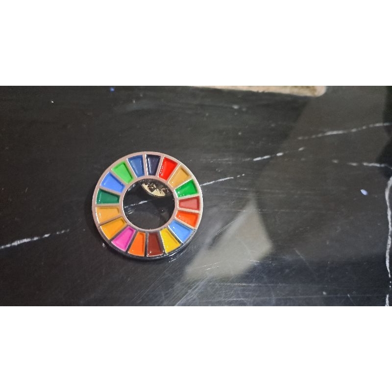 pin sdgs /pin enamel/pin besi/pin custom/pin logam