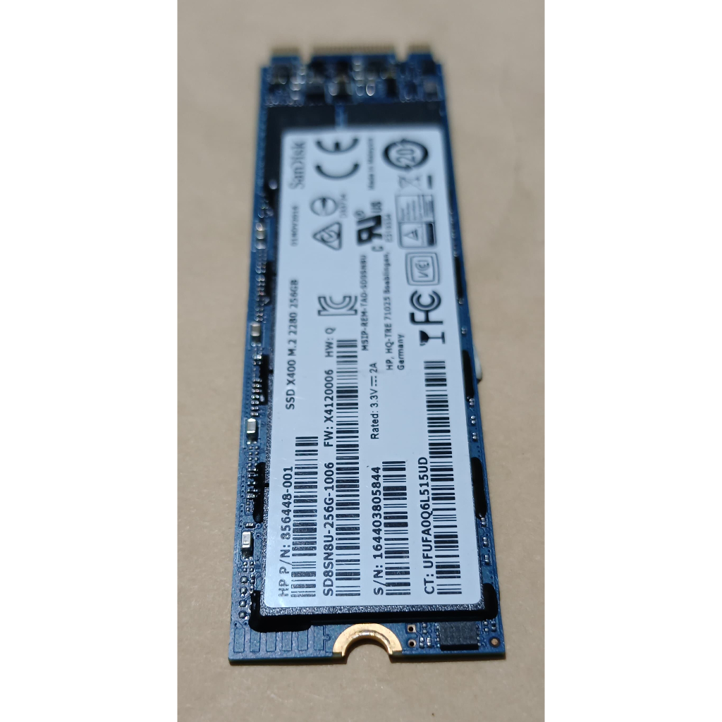 SSD NVme M2. sata 256GB Sandisk
