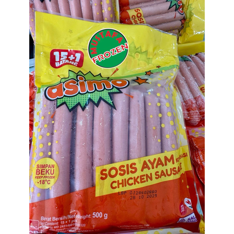 

Asimo sosis ayam 500gr