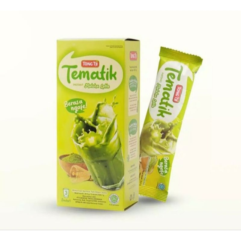 

TONGTJI Tematik Teh Tarik Matcha Lemongrass Ginger Tea 3 s