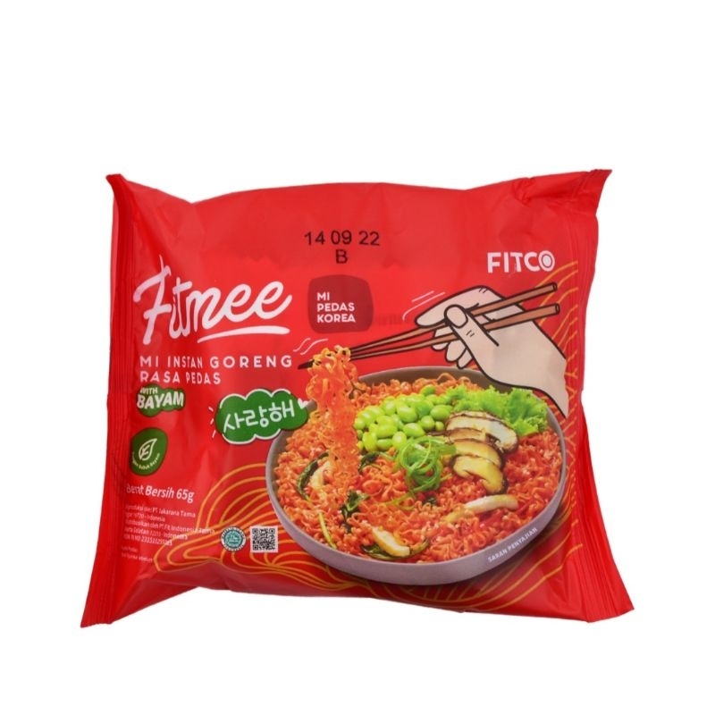 

Fitmee Bayam Pedas Korea 65gr x 4pcs Mie Bayam Pedas Korea