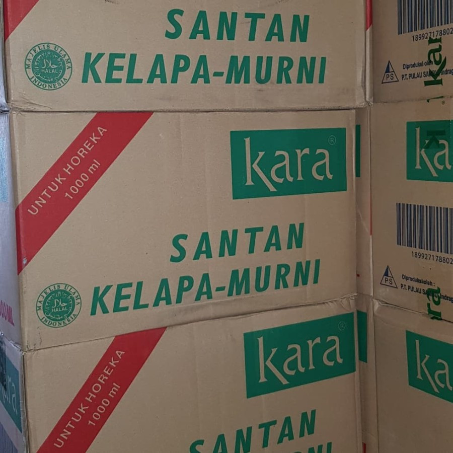 

Santan kara 1L/santan sunkara 1L/krim kelapa/santan kelapa/kara 1L/sun kara 1L/santan kara 1 liter isi 12 pcs