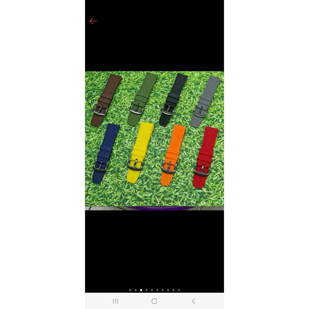 Tali jam tangan rubber silikon 22mm-24mm-26mm-28mm untuk jam tangan alexandre Christie and expeditio