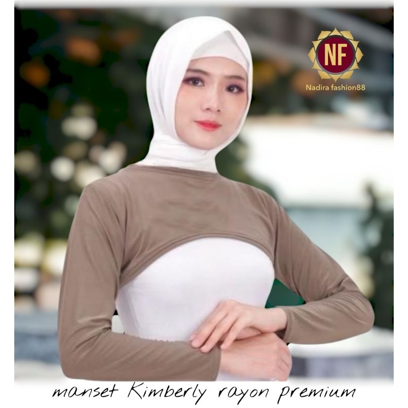 Kimberly rayon MANDE manset Kimberly long bolero crop top rayon