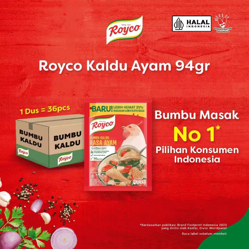 ROYCO 94G RASA AYAM 1 DUS (36 PCS)