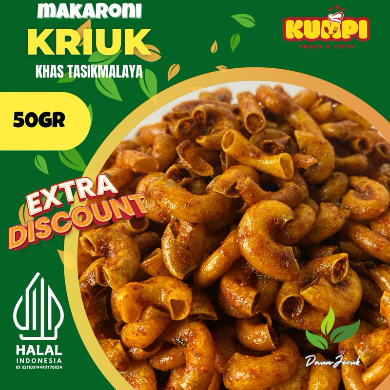 

MAKRONI KRIUK KUMPI 50Gr - KHAS TASIKMALAYA