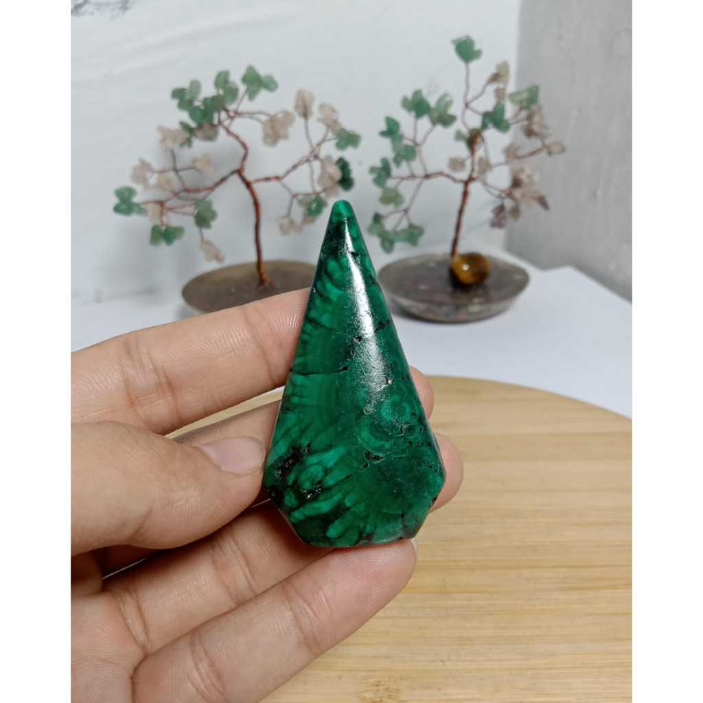 Natural Malachite Ornament (5)