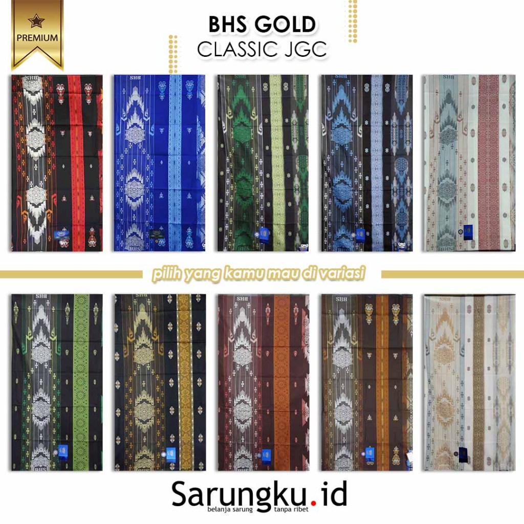 Sarung BHS Classic Gold JGC