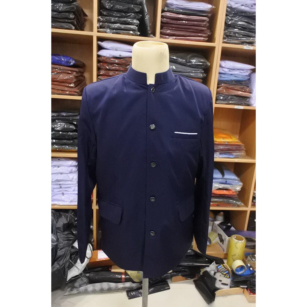 JasKo Mandarin Slimfit Semi Premium Casual Dan Formal Pria Dewasa Dengan Bahan Adem Dan Tebal.