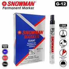 

SNOWMAN MARKER PERMANENT BG-12 / SPIDOL PERMANENT