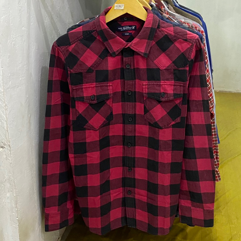 KEMEJA FLANNEL AUTHENTIC NII SECOND